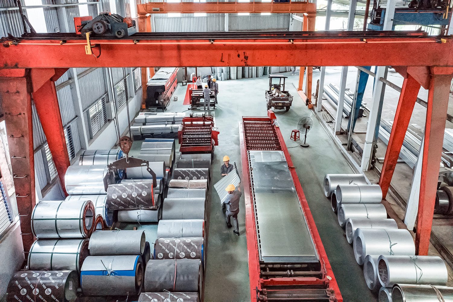 Thép cán nguội trong xây dựng công nghiệp